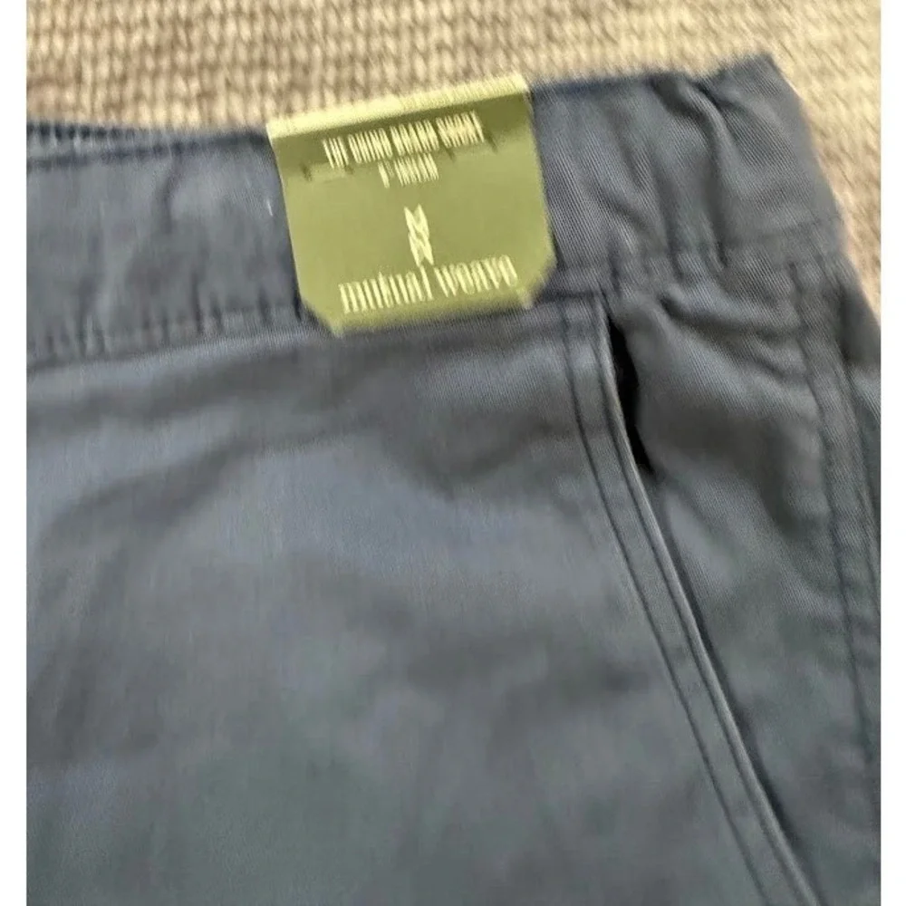 Mutual Weave Mens Rhino Board Shorts Navy Blue Chino 9 Inch Inseam 44X6 NWT